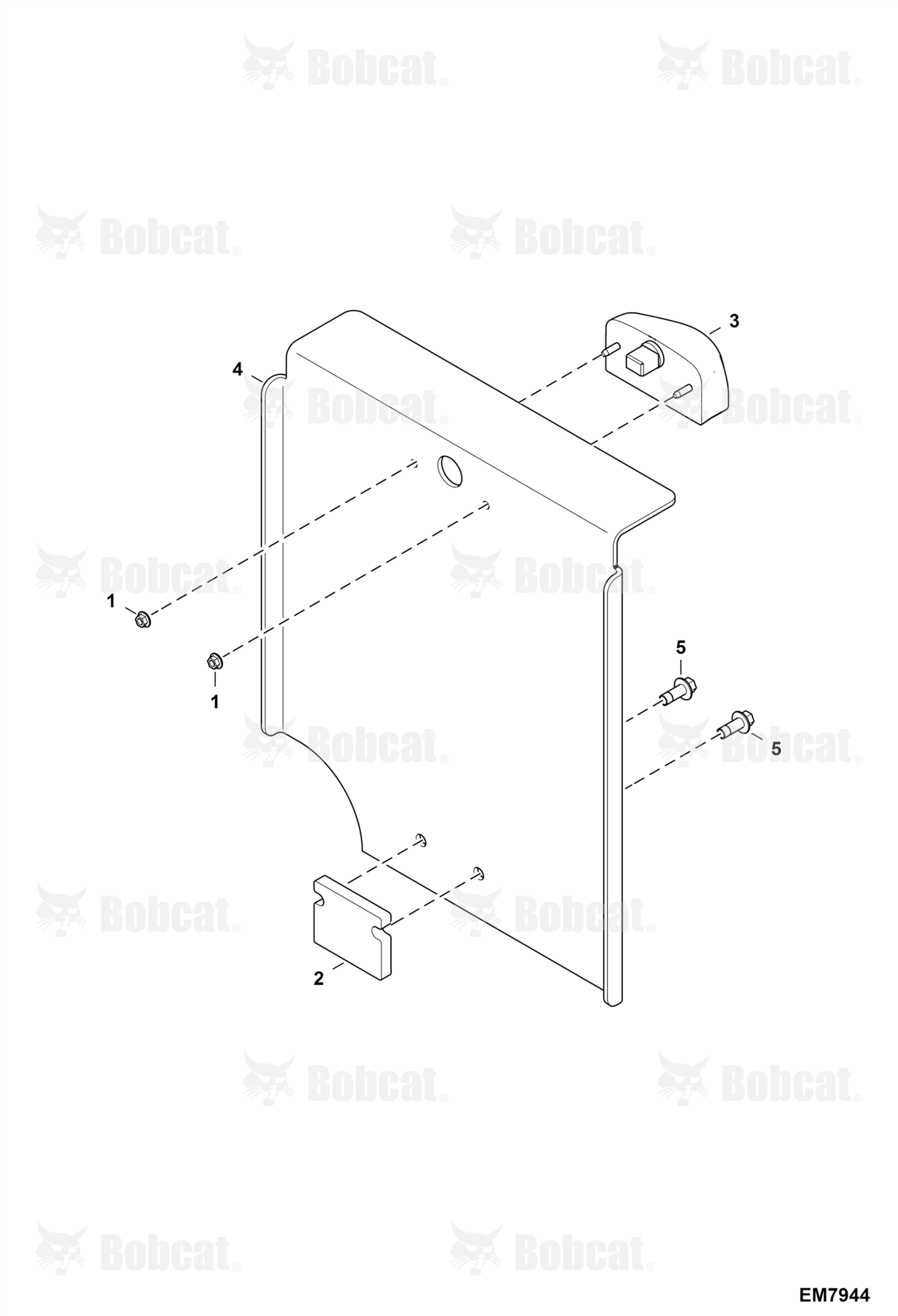 License Plate Holder (Rear) (W/Rear Hydraulic Hook)