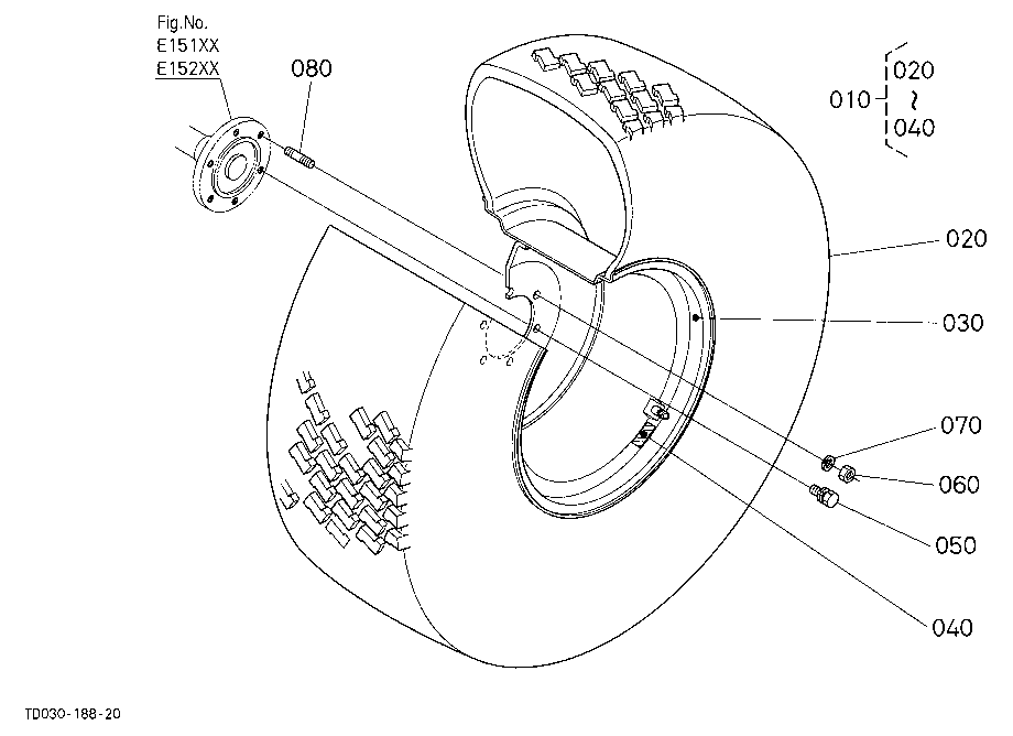 Rear Wheel (44*18-20)