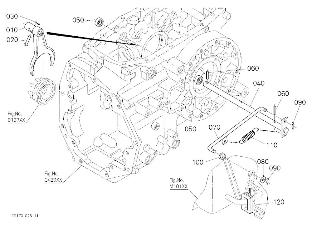 Differential Lock Shift Fork