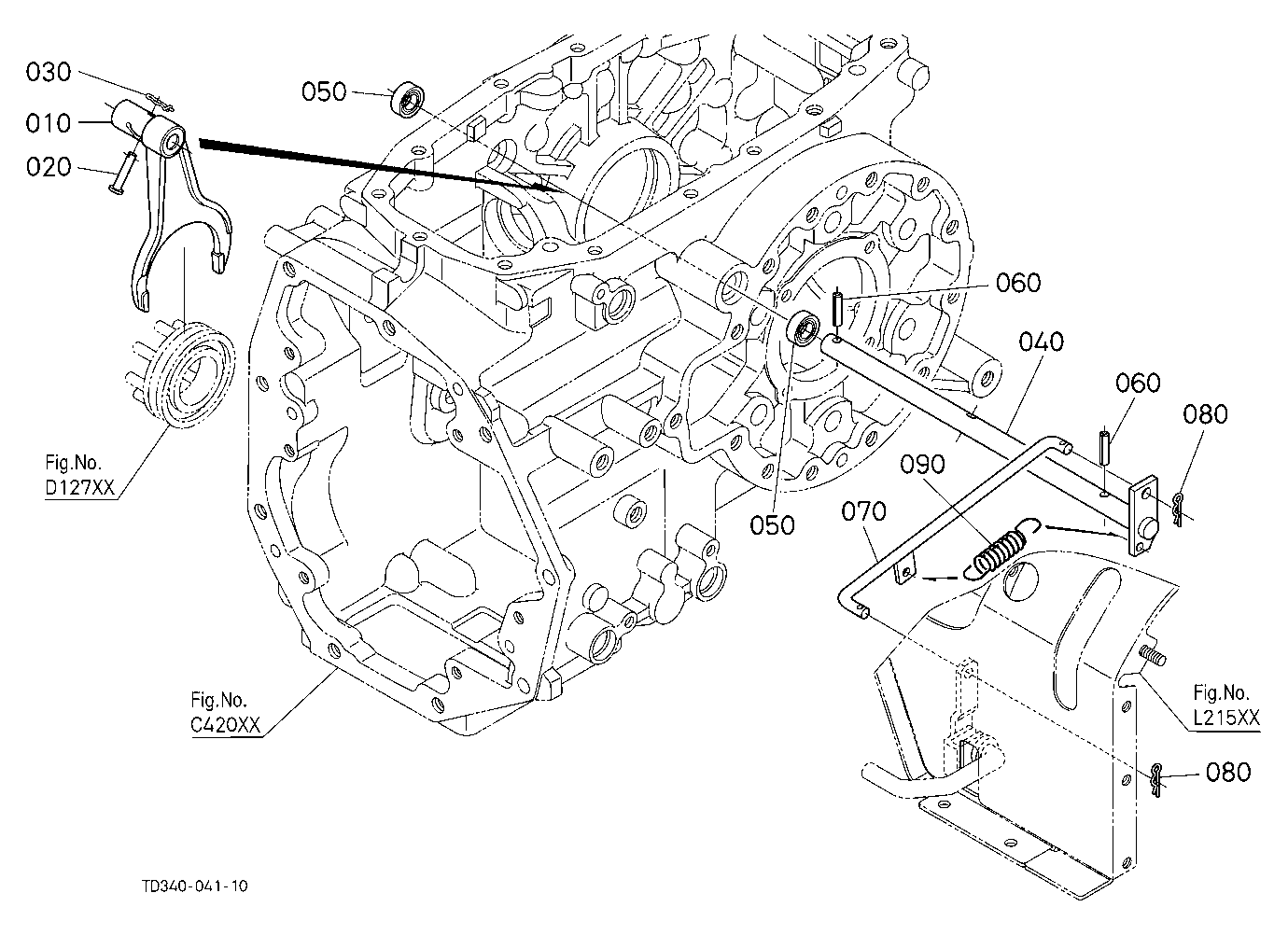 Rear Differential Lock Shift Fork