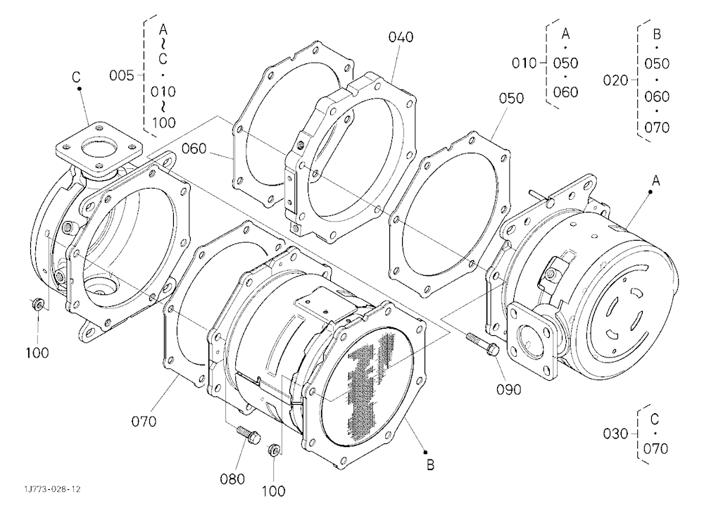 Diesel Particulate Filter Muffler [Component Parts