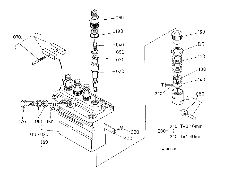 Injection Pump [Component Parts] [Old Type]