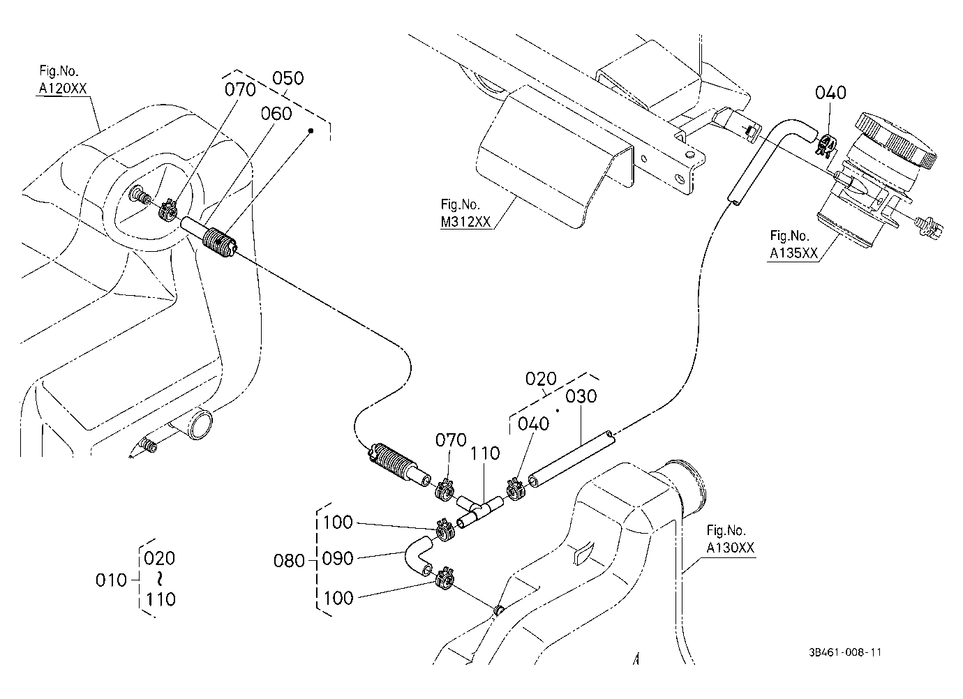 Fuel Pipe (Fuel Tank Breather)