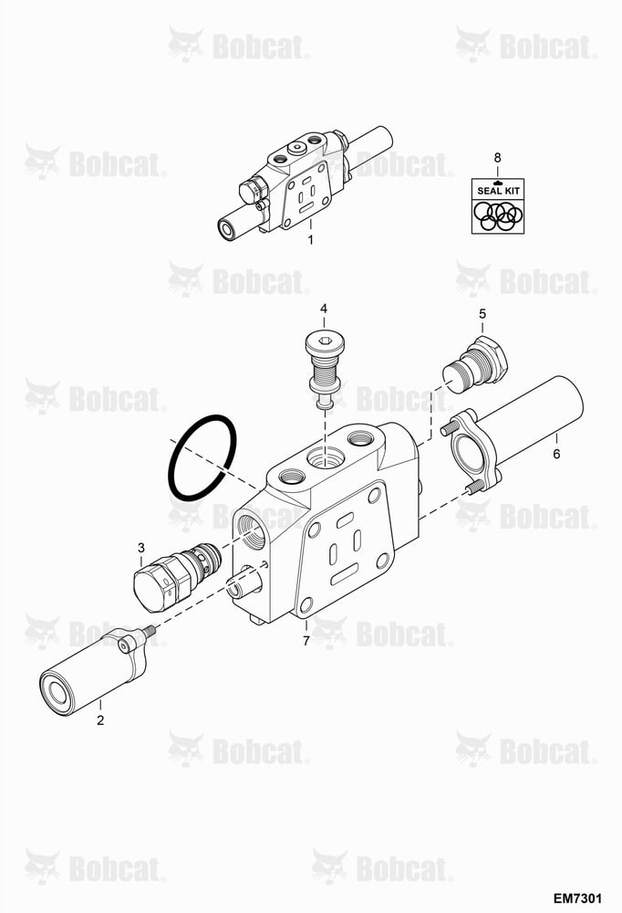 Valve Section (Bucket)  AB4711177 - AB4711500