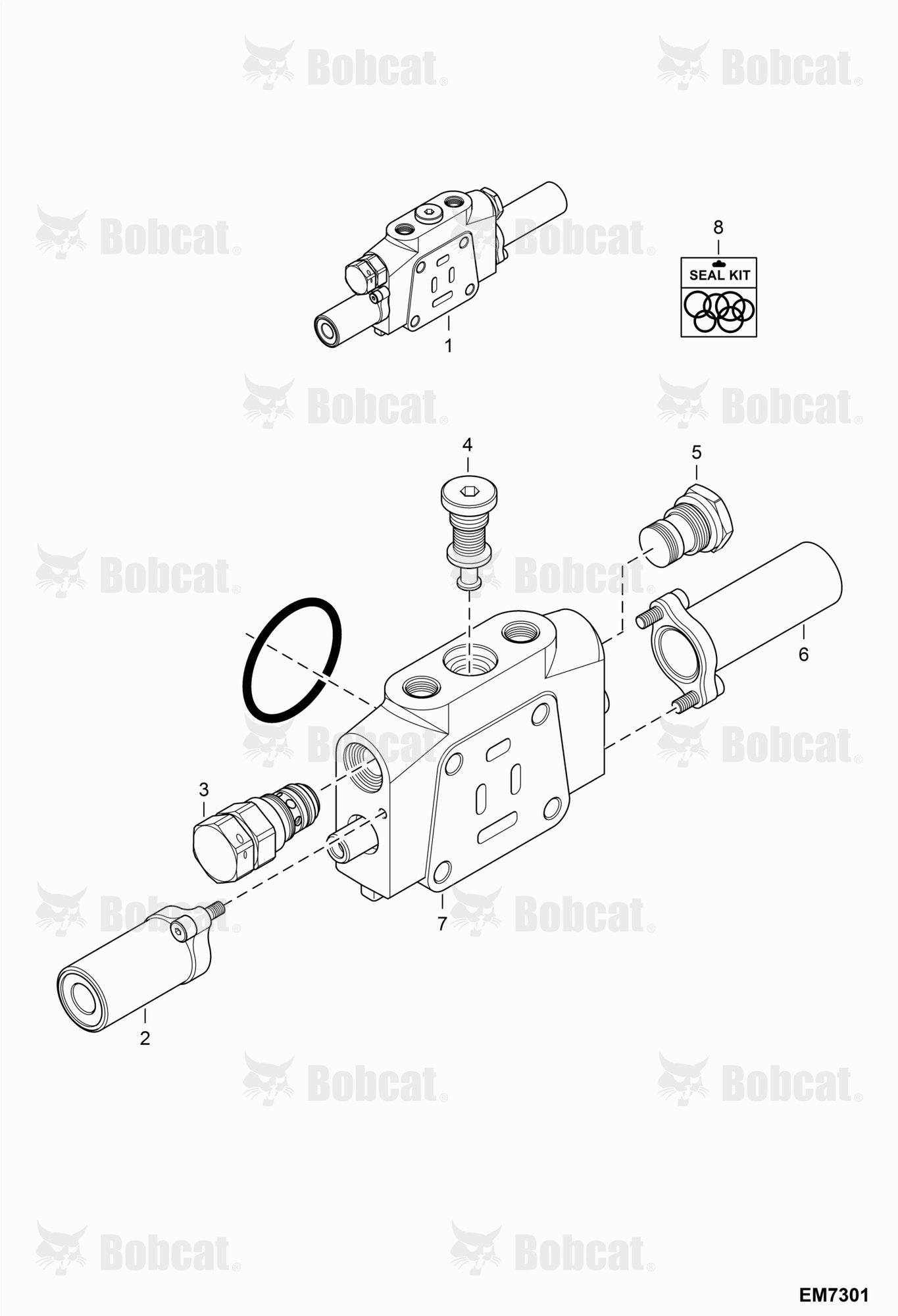 Valve Section (Bucket)  AB4711177 - AB4711500