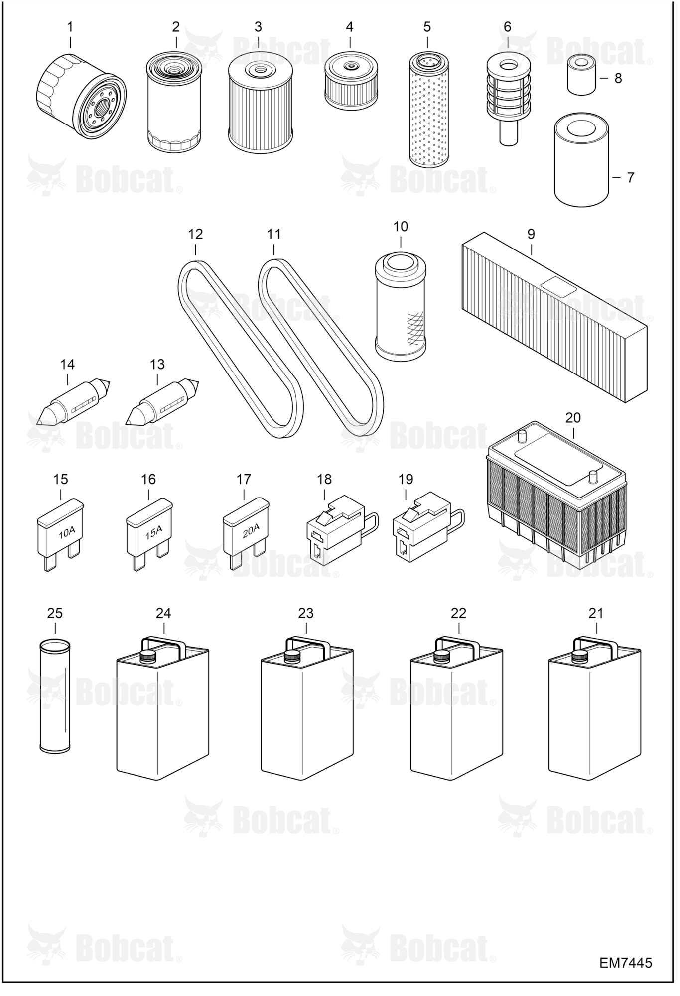 Maintenance Items (Service Parts)