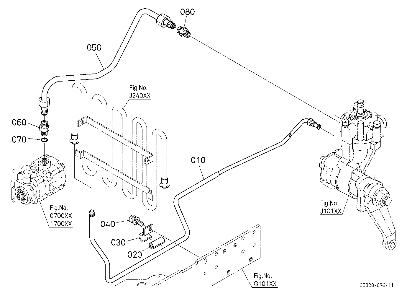 Hydraulic Oil Line(Steering)