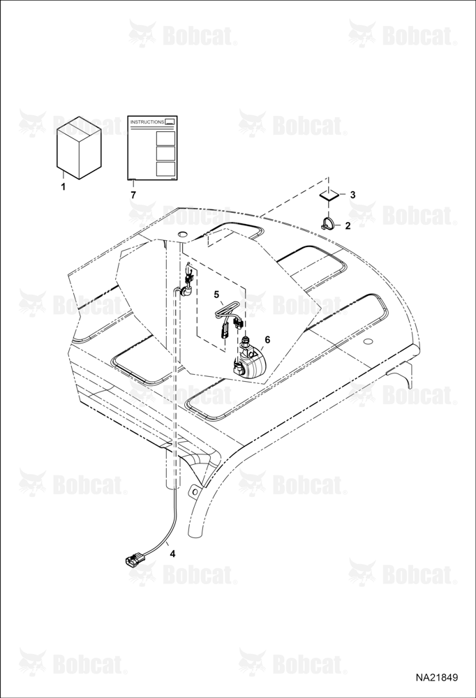 Worklight Kit (Canopy)(Rear)