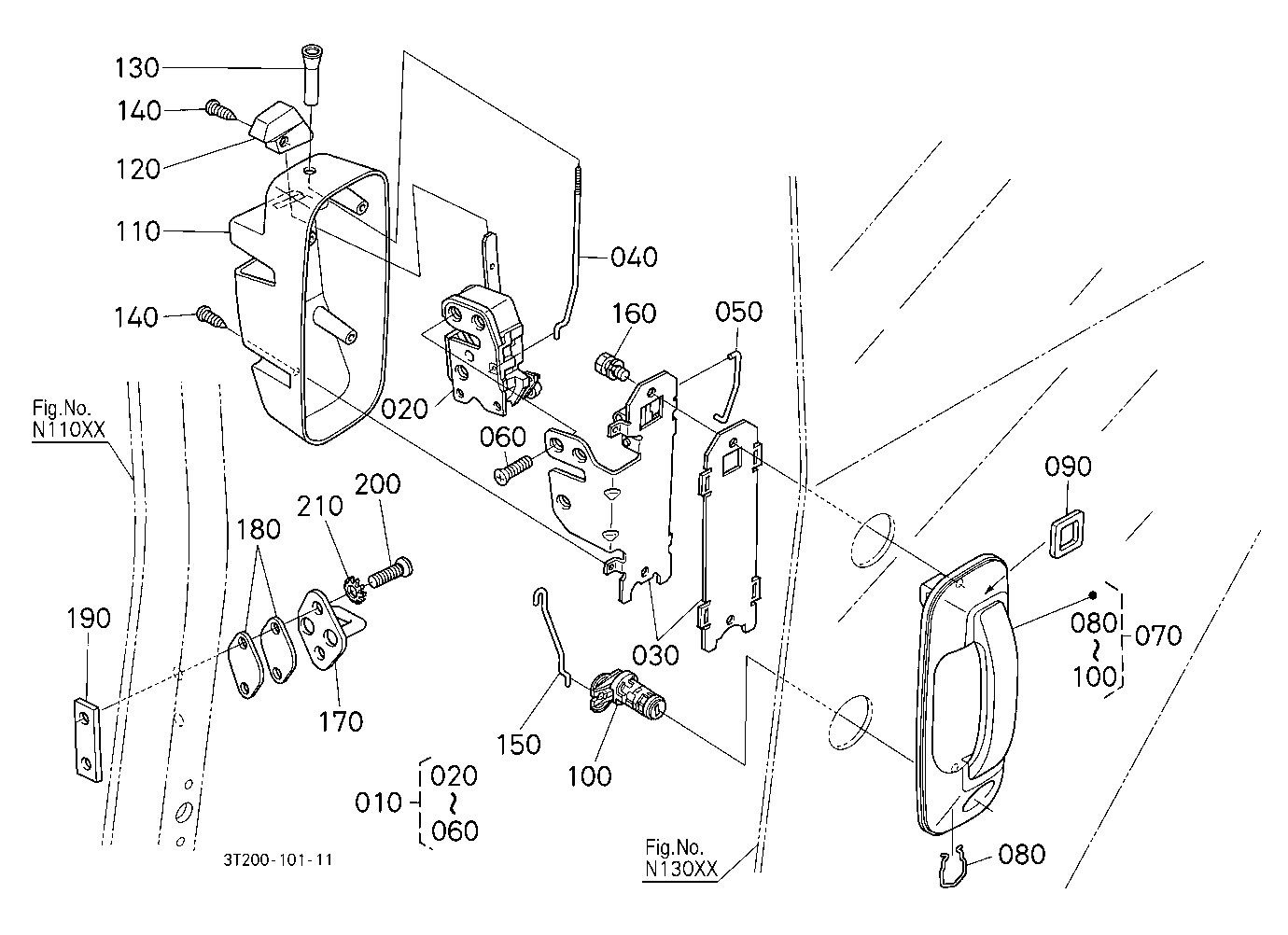 Door Lock Lh
