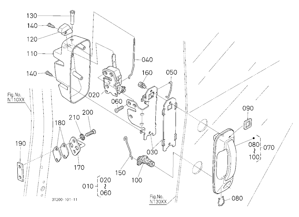 Door Lock Lh