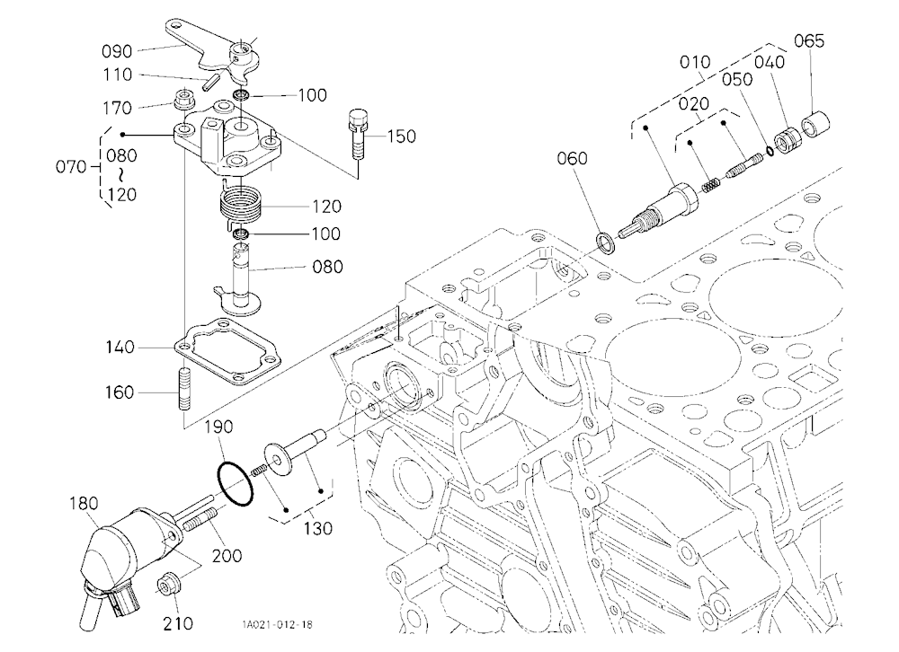 Engine Stop Lever