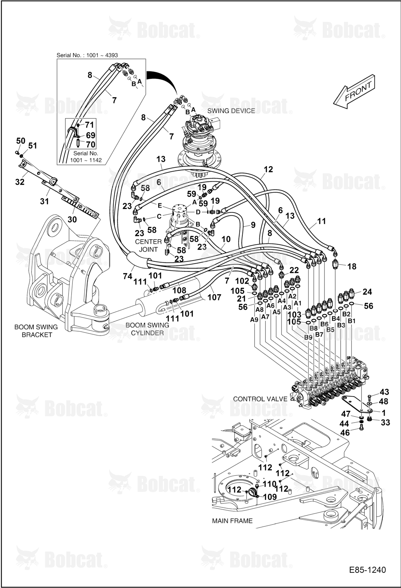 Hydraulic Circuitry (Slew Motor & Valve)