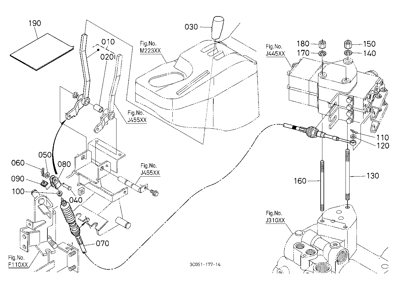 Auxiliary Control Valve Lever Kit (2Nd) [Option]