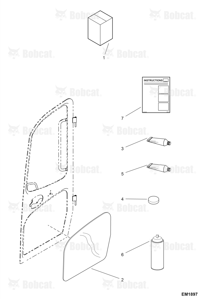 Door Window Kit (Lower Part)