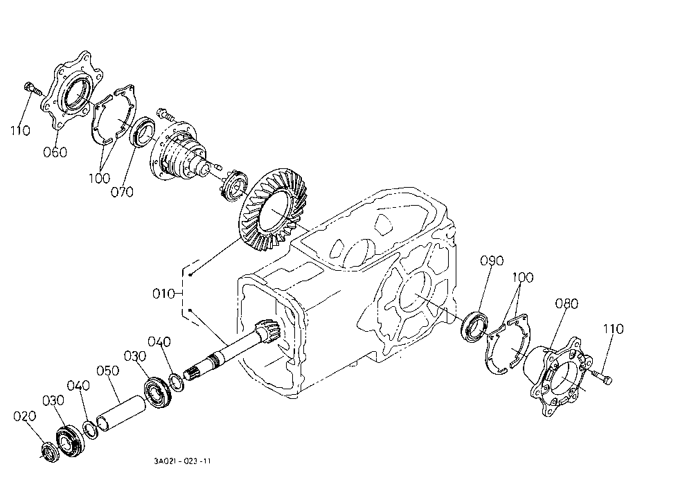 Bevel Gear (Rear)