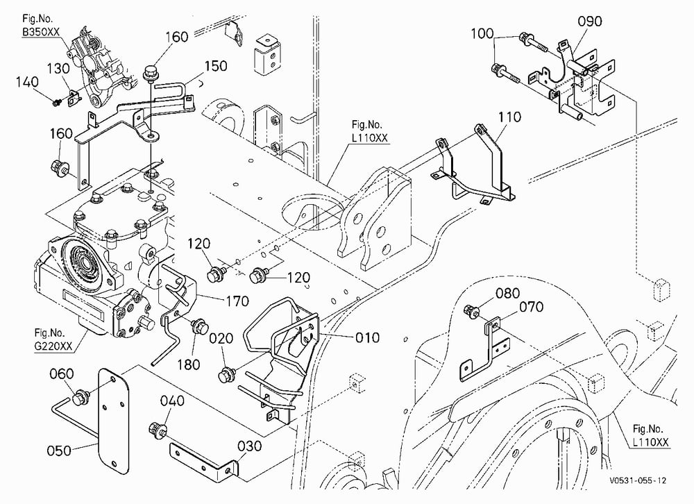 HARNESS STAY (BODY) [EXCEPT REVERSE FAN]