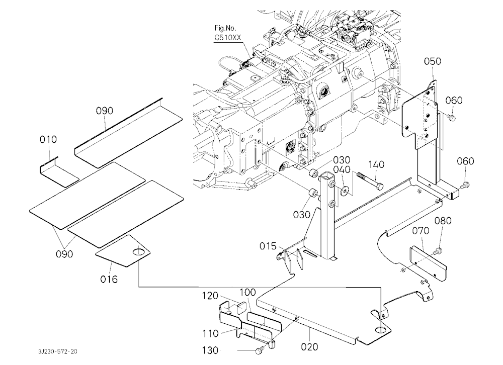 Fuel Tank Bracket [W/O Loader Equipment]