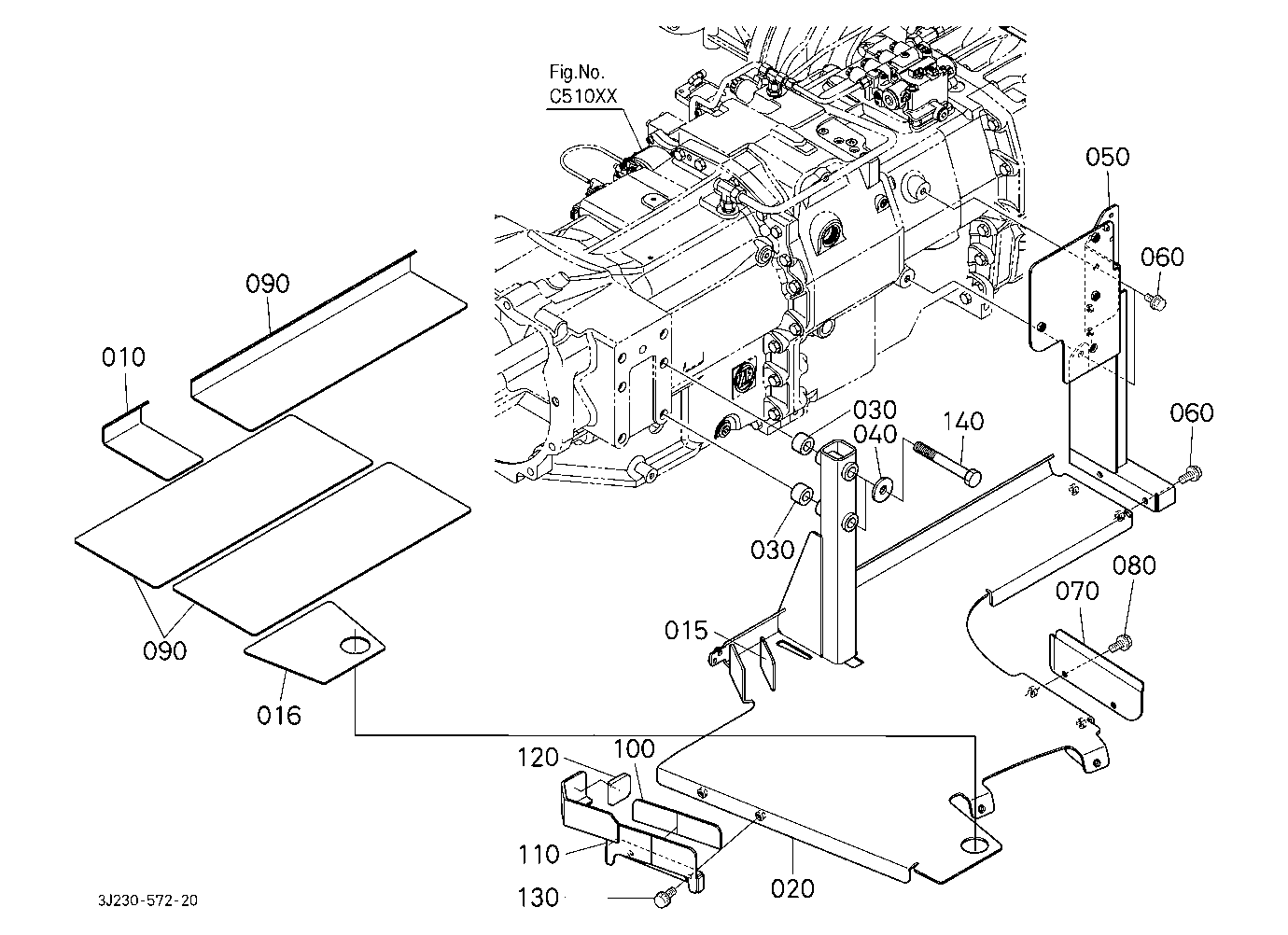Fuel Tank Bracket [W/O Loader Equipment]