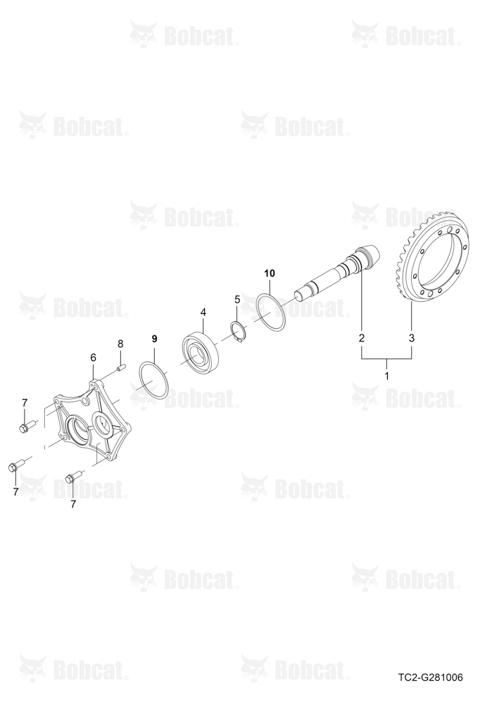 Spiral Bevel Pinion Shaft Group