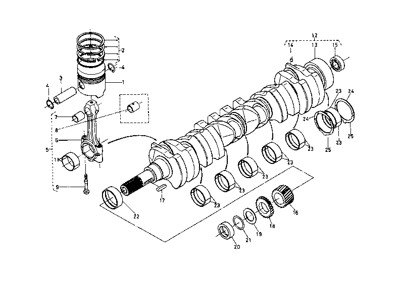 Piston Crankshaft