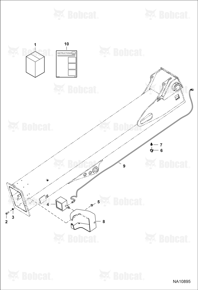 Boom Work Light Kit (Boom Collar Mounted)