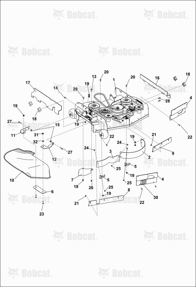 CHUTE, Baffles & Edges ASSY