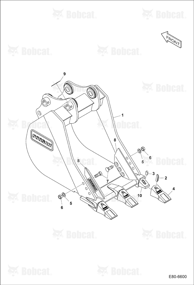 Bucket (0,2 m cubic) (G Class)