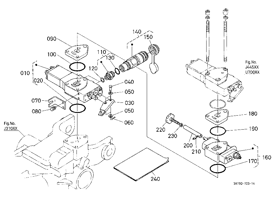 Auxiliary Control Valve Kit (Scd/Fc) [Rops Type] [
