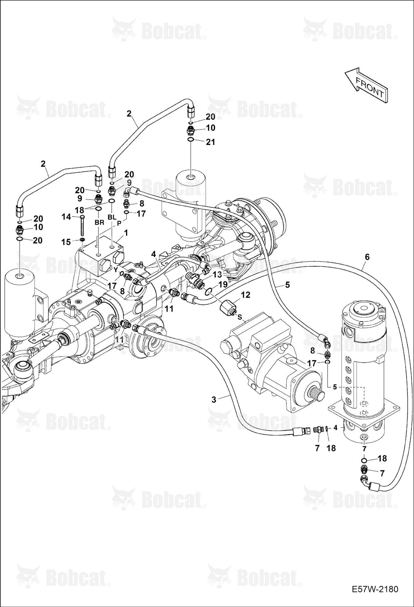 Undercarriage (Choking/Steering Piping)