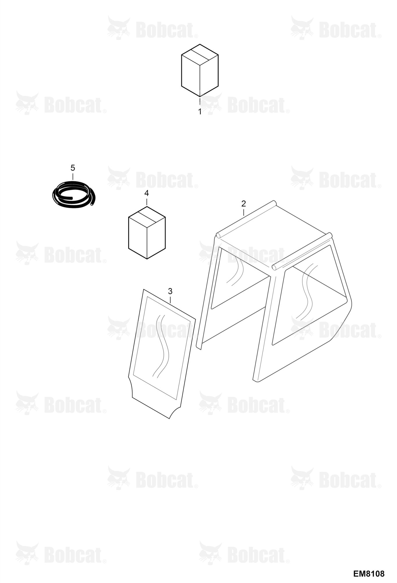 CAB Enclosure Kit (W/Vinyl Door)