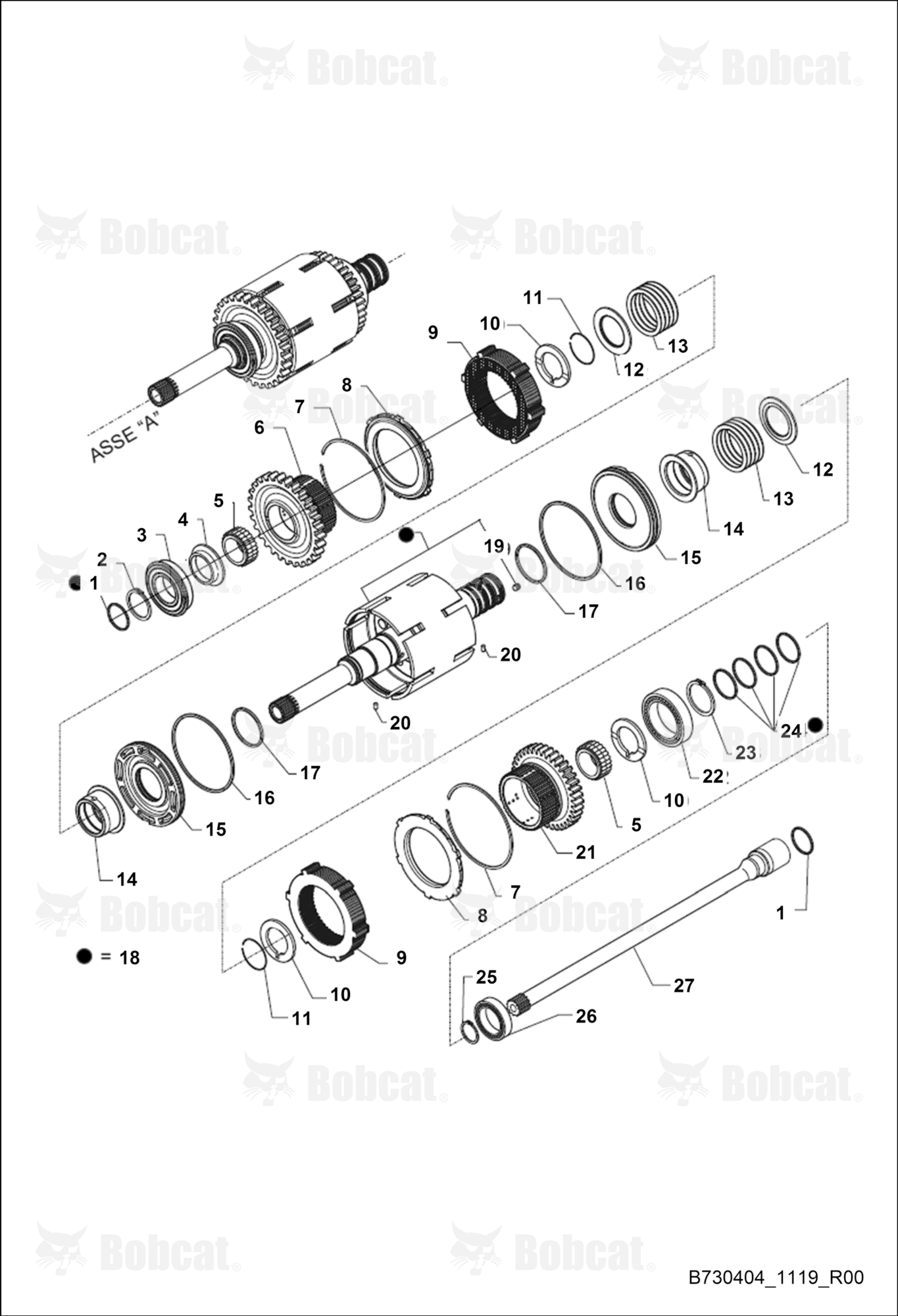 4WD 2WS-TRANSMISSION/IPUT and PTO Shaft