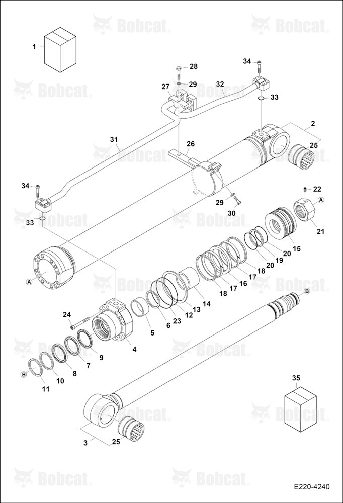 Boom Cylinder (RH)