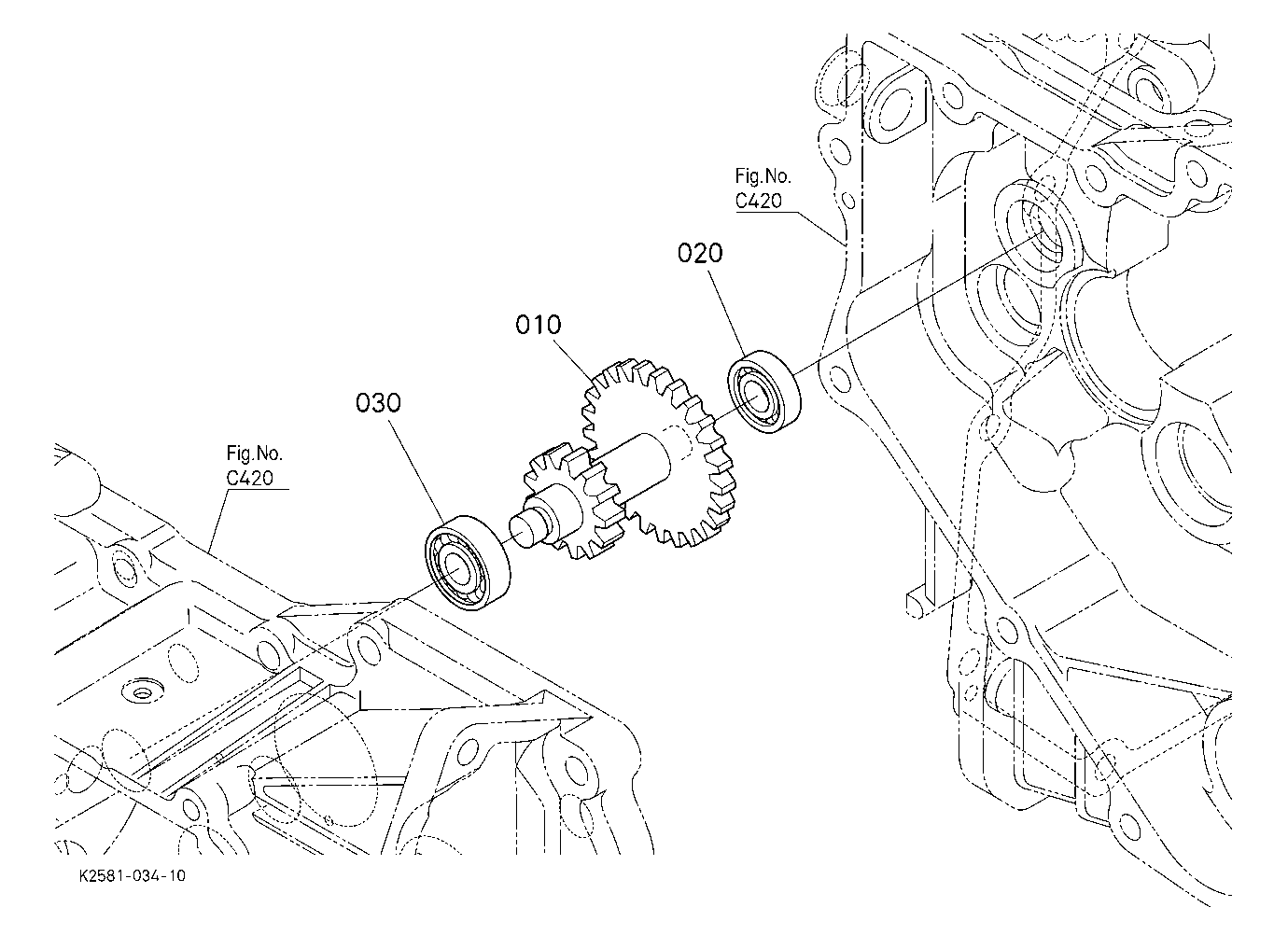Fwd Idle Shaft