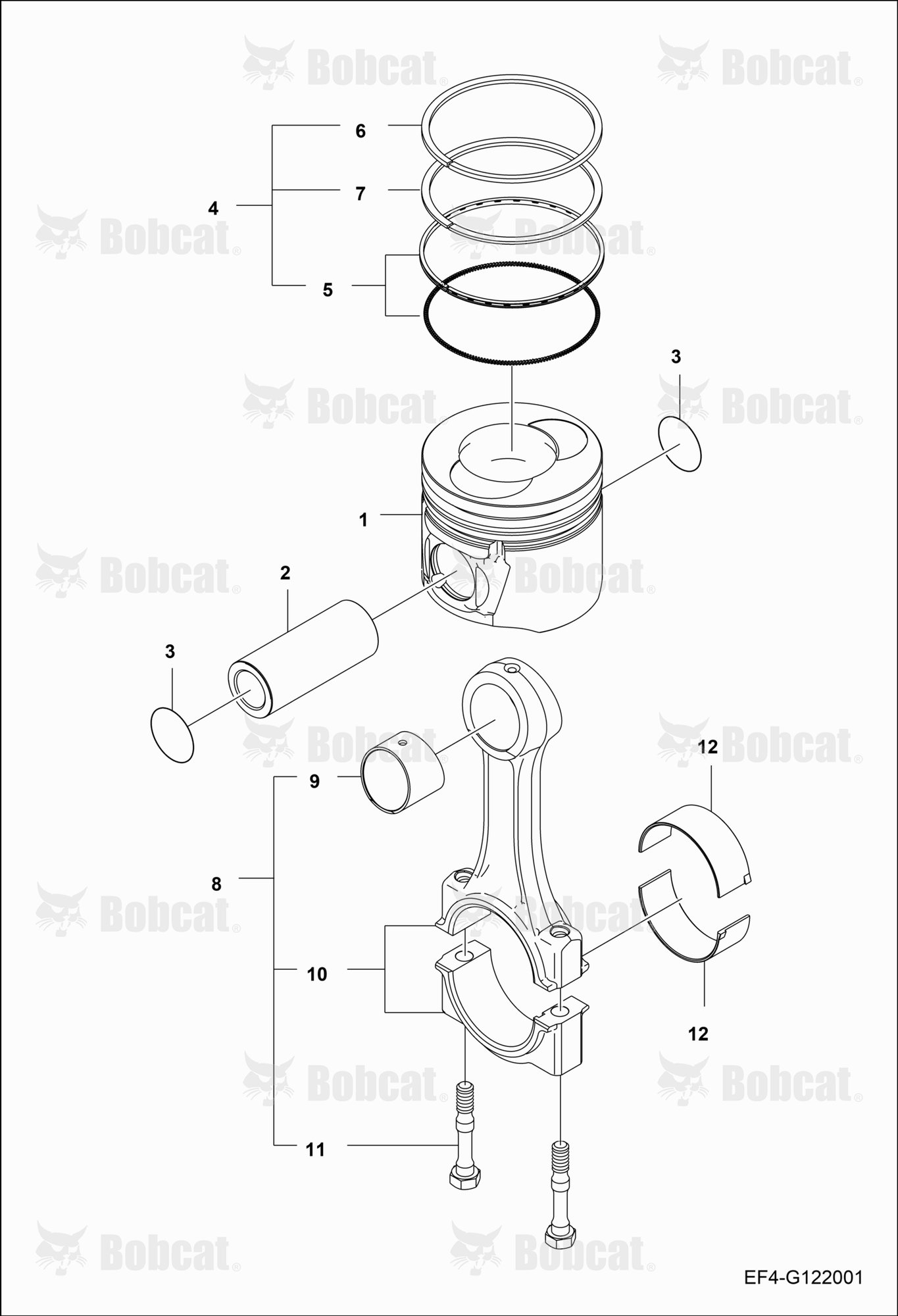 Piston Connecting Rod Group