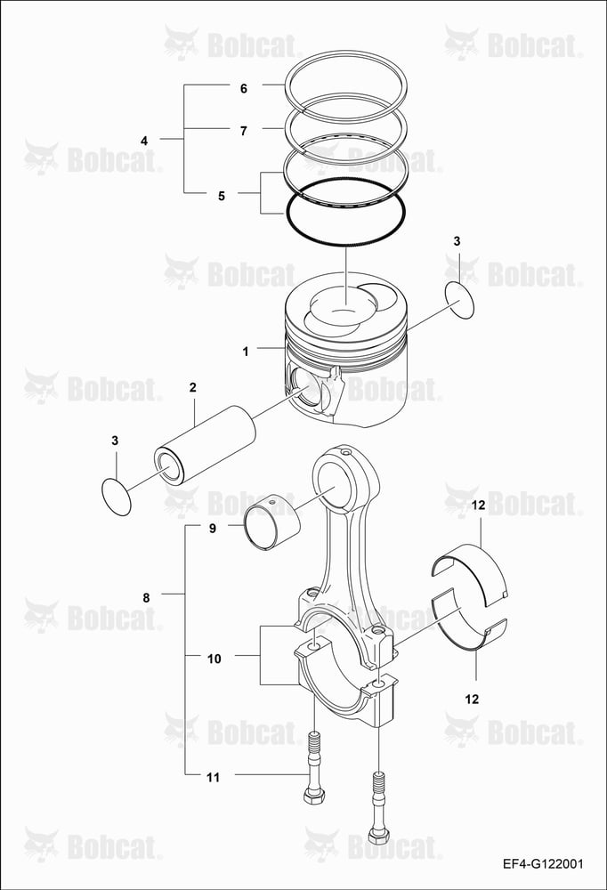 Piston Connecting Rod Group