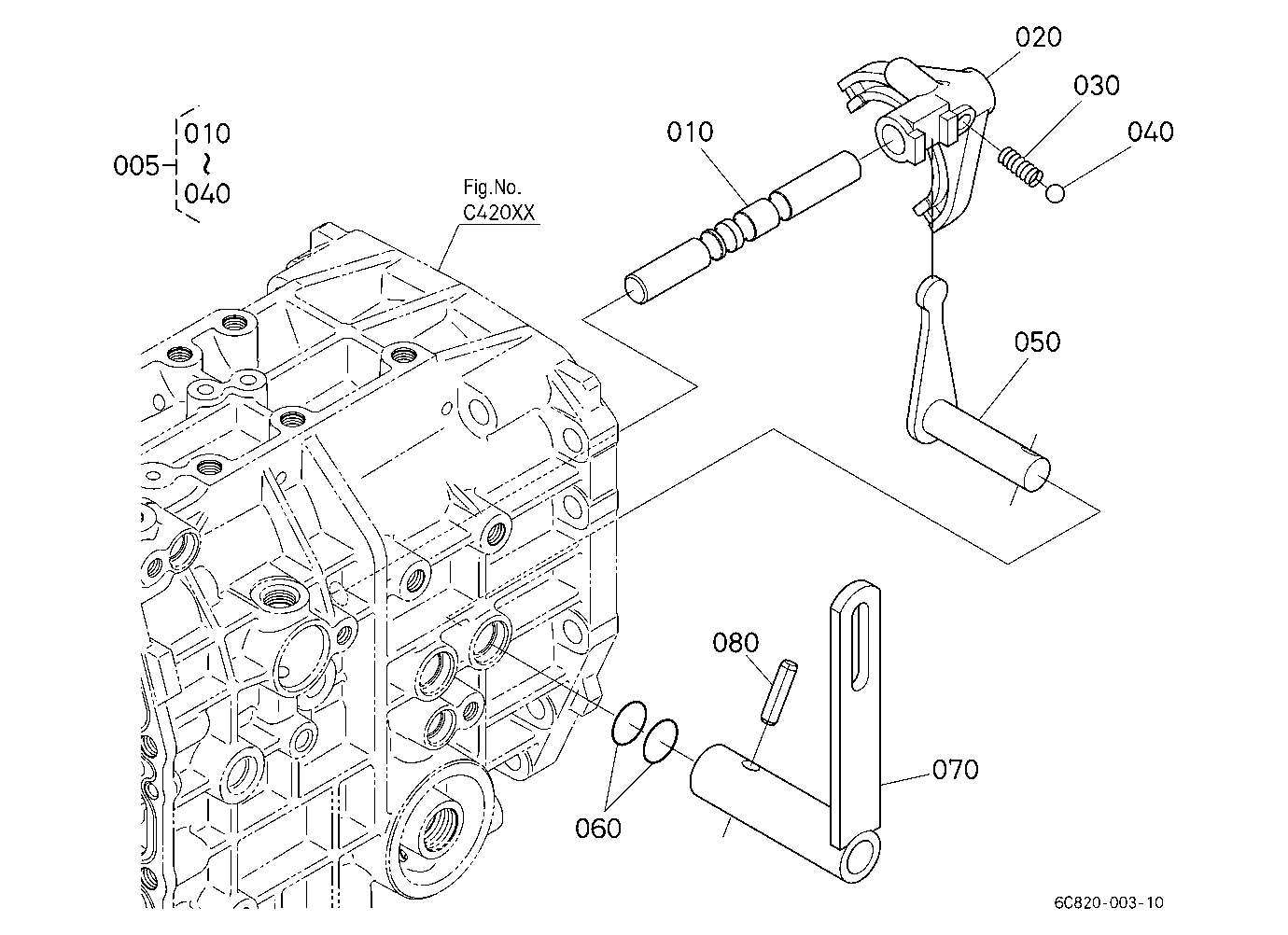 Range Gear Shift Fork