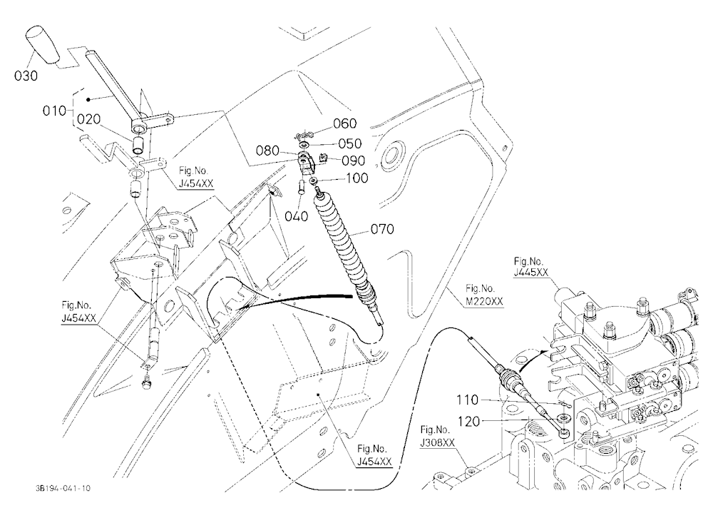 Auxiliary Control Valve Lever (2Nd) [New]