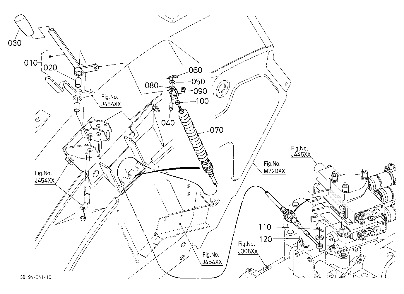 Auxiliary Control Valve Lever (2Nd) [New]