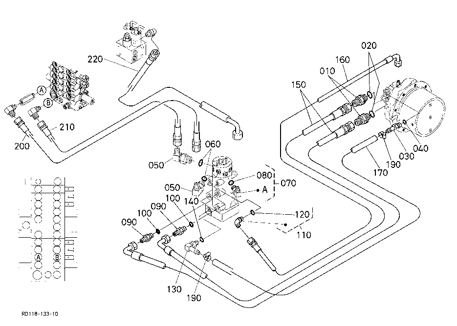 Oil Piping (Travel Lh)