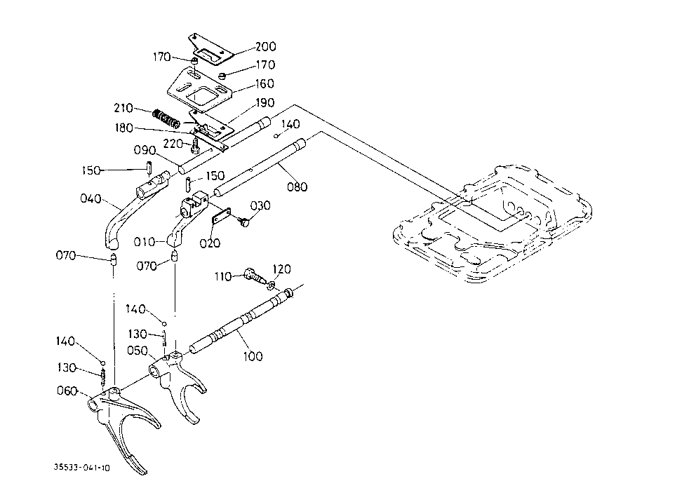 Main Gear Shift Fork [Manual Shuttle/Except Su]