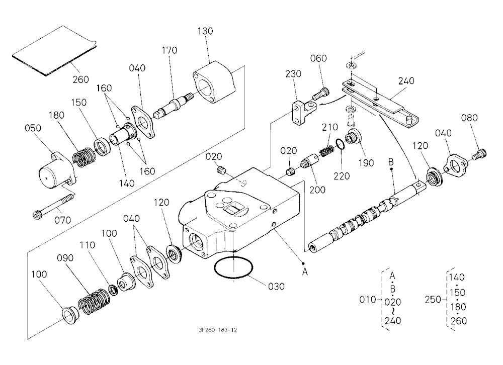 Auxiliary Control Valve (Fd) [Component Parts]
