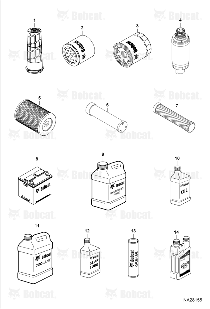Maintenance Items (Service Parts)