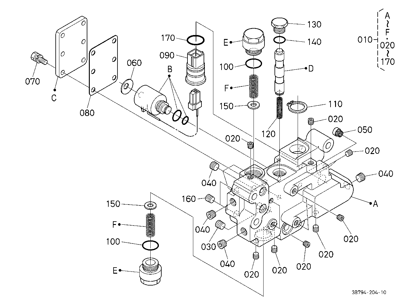 Dual Speed Valve [Component Parts]
