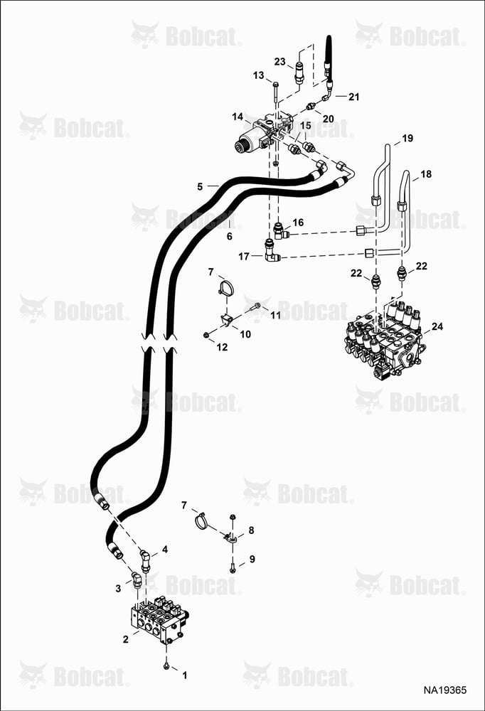 Hydraulic Circuitry (Control Valve) (Secondary)