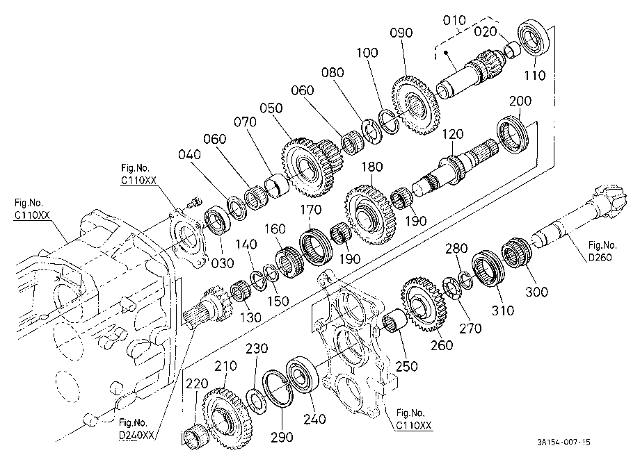 Range Gear Shaft/Creep Gear Shaft [Ca]