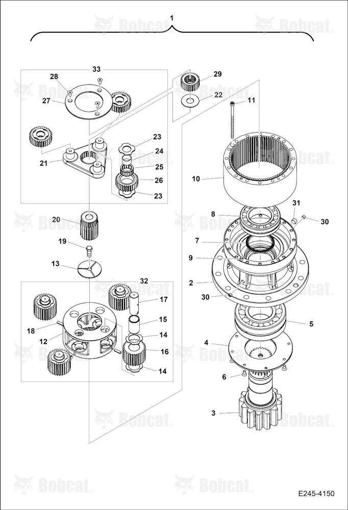 Swing Reduction Gear