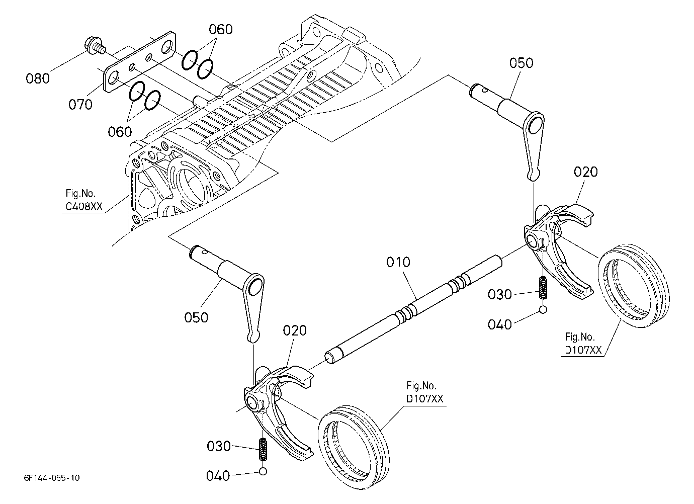 Main Gear Shift Fork