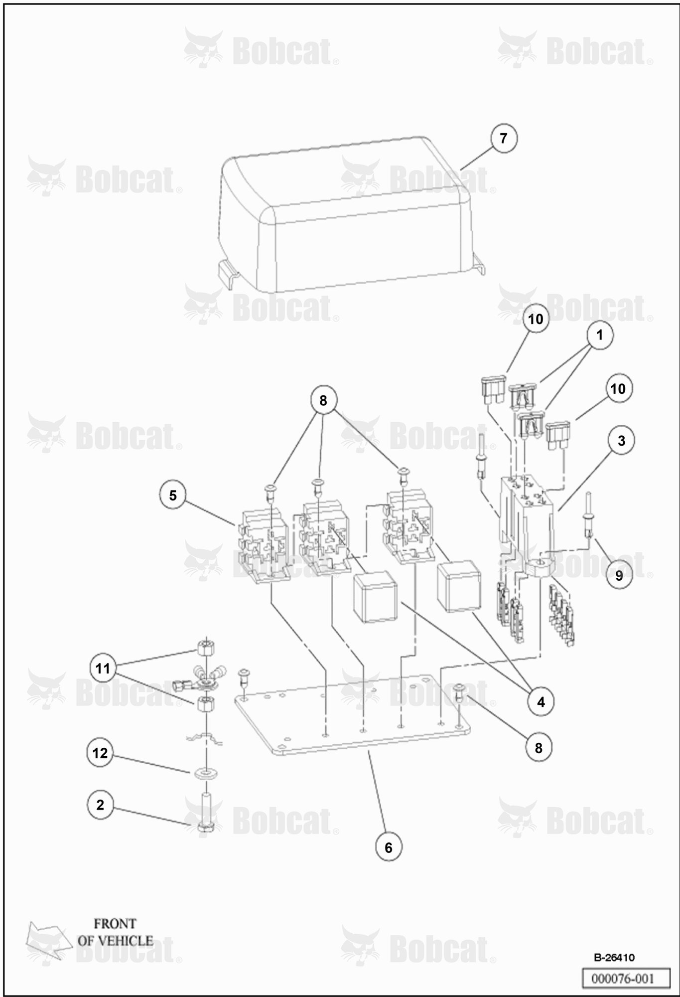 Electrical Component Box (GASOLINE VEHICLE)