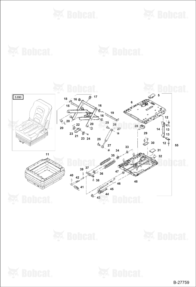 Operator Seat - Suspension
