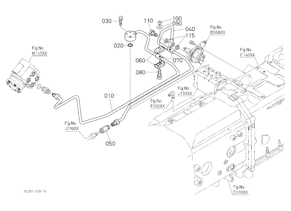 Hydraulic Oil Line (Steering/Pto)